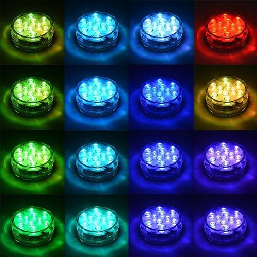Submersible LED Pool Lights (RF Remote Control )
