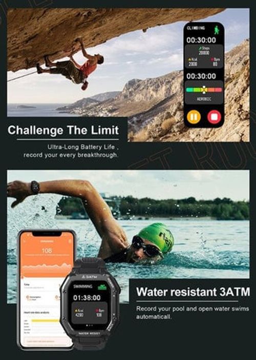 🔥Hot Sales Promotion🔥Outdoor Sports Three Defense Smart Watch