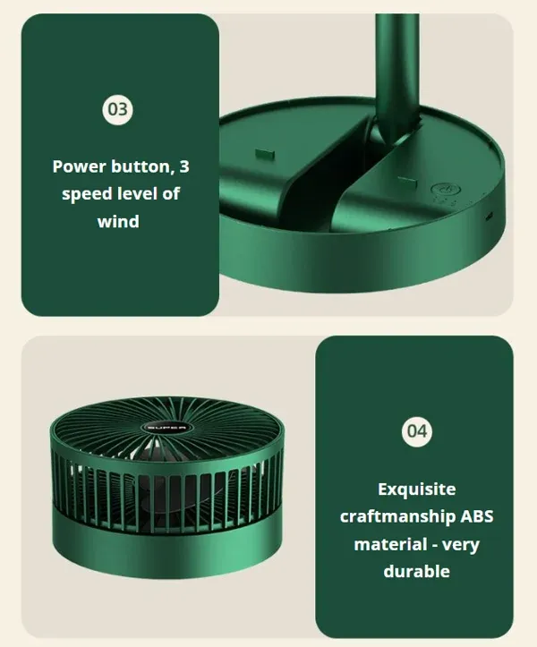 💖PORTABLE FOLDABLE FAN💖🚀Limited time 50% off 🚀Ghana Cash on Delivery
