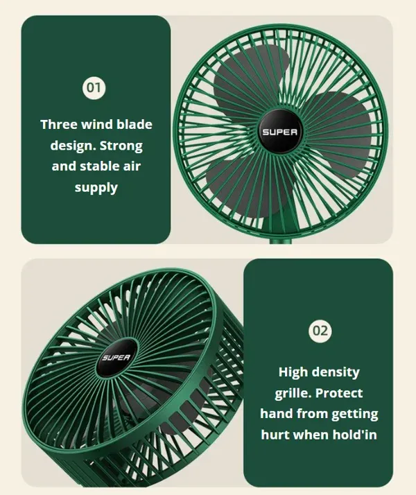 💖PORTABLE FOLDABLE FAN💖🚀Limited time 50% off 🚀Ghana Cash on Delivery