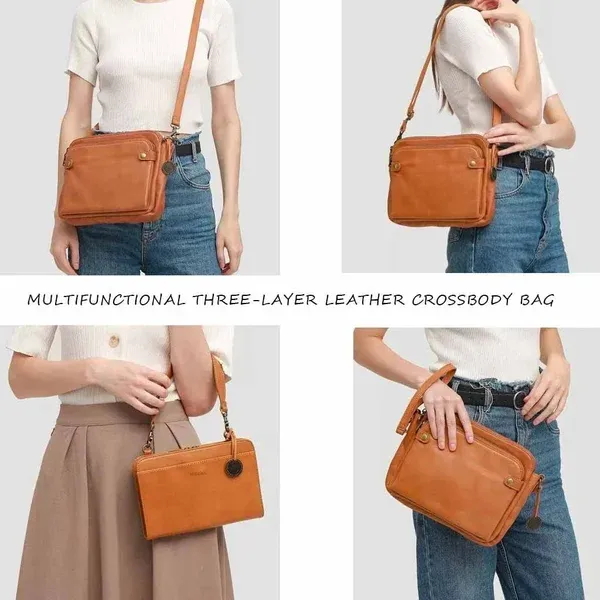 🔥Crossbody Leather Shoulder Bags and Clutches🚀Limited time 50% off 🚀Ghana Cash on Delivery