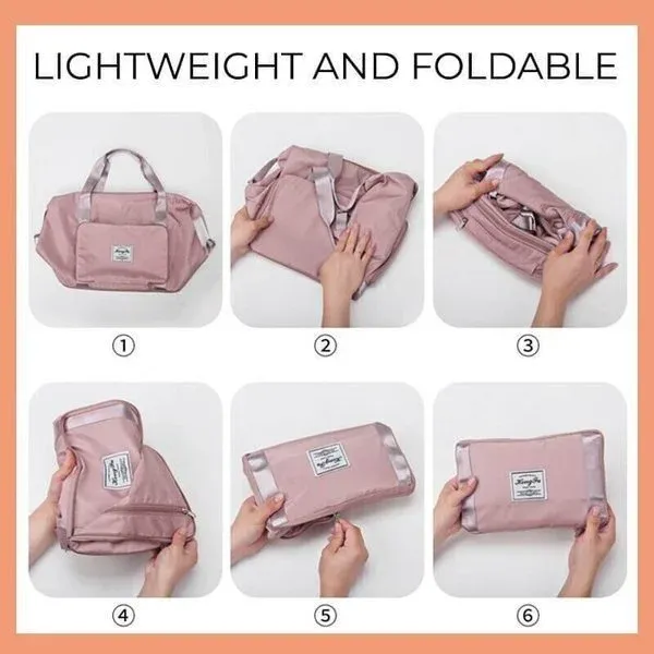 🌲 Christmas Early Sale 49% off - Foldable Waterproof Large Capacity Travel Tote Bag -