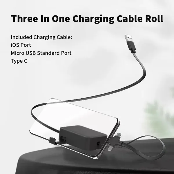 📲Three-in-one charging cable reel⚡️✨⚡️Tanzania cash on delivery⚡️✨🚀