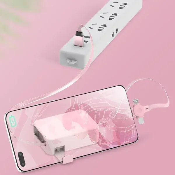 📲Three-in-one charging cable reel⚡️✨⚡️Tanzania cash on delivery⚡️✨🚀