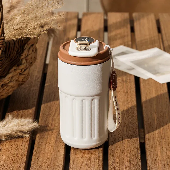 Coffee Thermos With Temperature Display⚡️✨🚀Ghana cash on delivery
