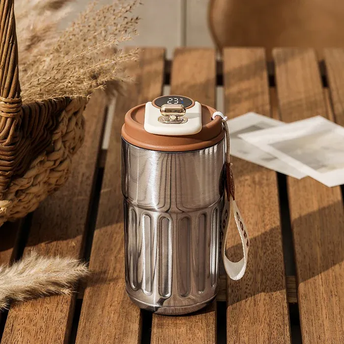 Coffee Thermos With Temperature Display⚡️✨🚀Ghana cash on delivery