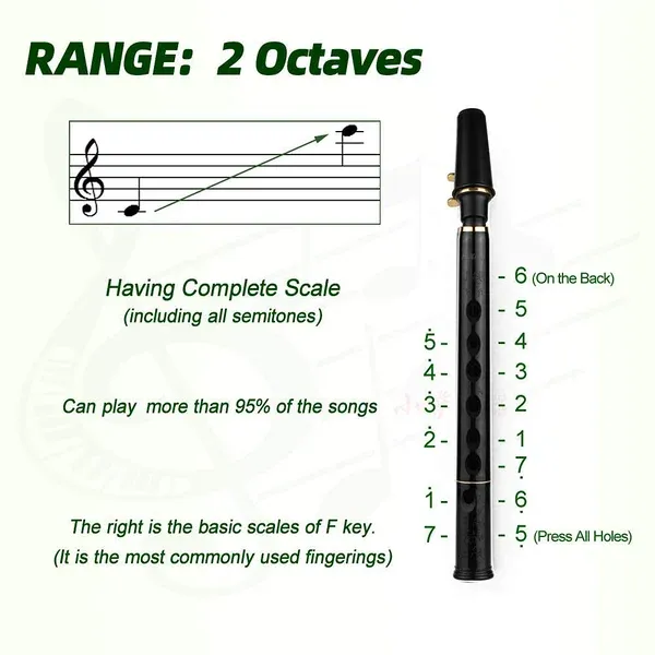✨Key Of C Two Octave Range Pocket Travel Saxphone🚀Limited time 50% off 🚀Ghana Cash on Delivery