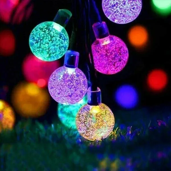 🎄Christmas Sale🔥Waterproof Solar Powered LED Outdoor String Lights