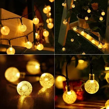 🎄Christmas Sale🔥Waterproof Solar Powered LED Outdoor String Lights