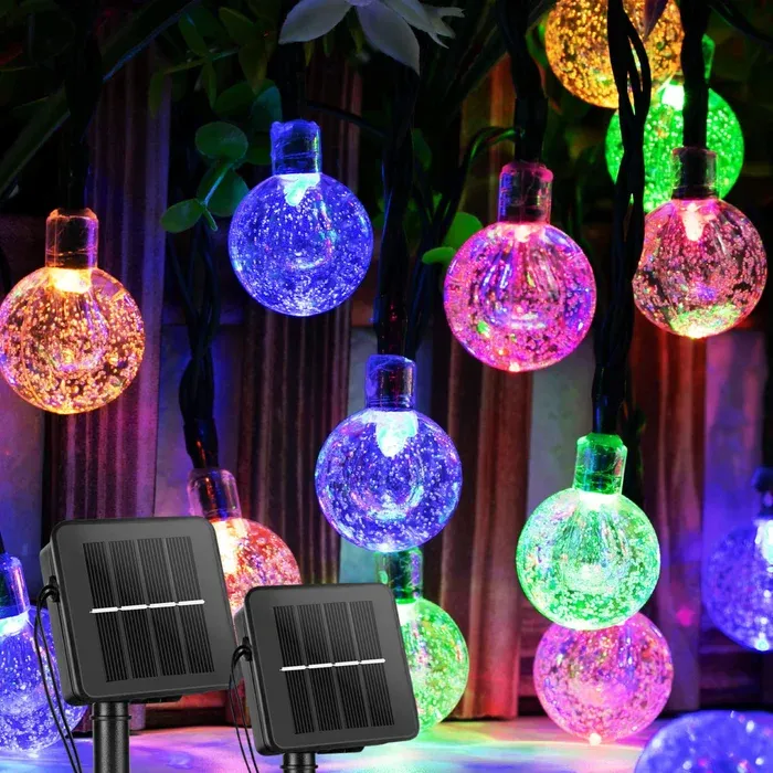🎄Christmas Sale🔥Waterproof Solar Powered LED Outdoor String Lights