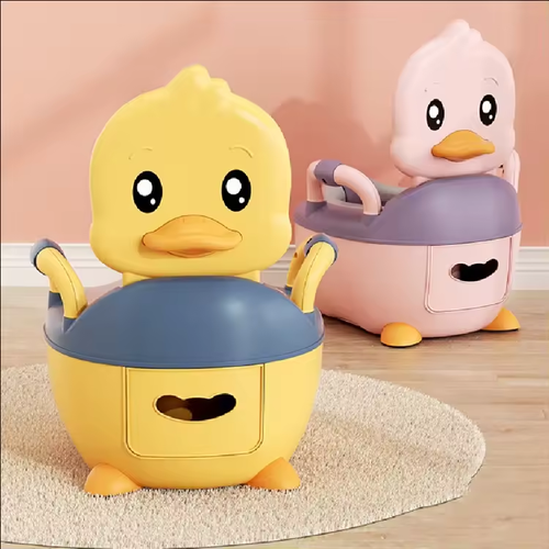 New Design Cute Baby Toilet Baby Potty Toilet Trainer Duck Shape Potty Training Toilet For Kids Portable
