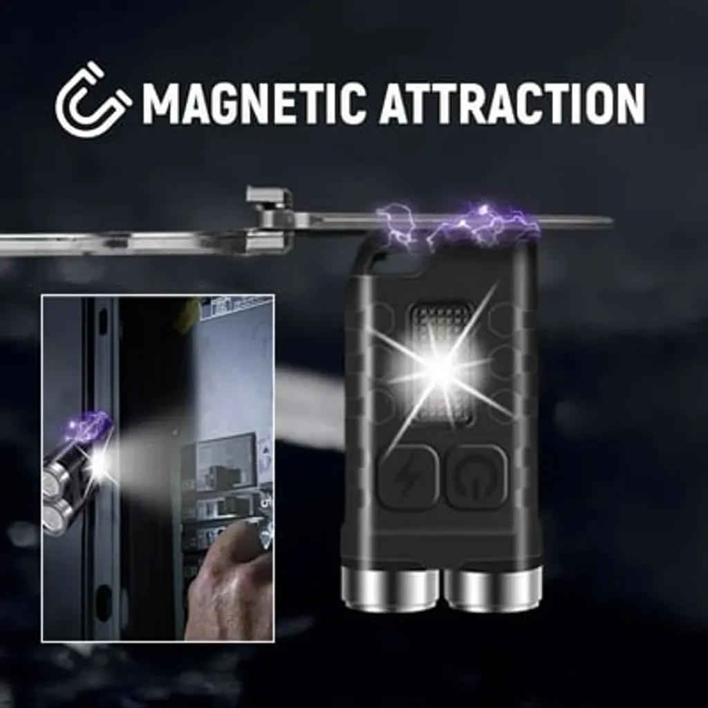 👍🏆Desconto de 50% por tempo limitado✨Magnetic Mini Keychain Flashlight🎉👇