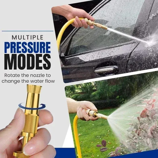 🔥Adjustable High Pressure Water Spray Nozzle✨🚀Tempo limitado com 50% desconto🚀