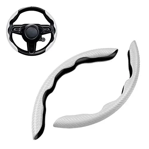 💯1 Pair Universal Anti-Slip Car Steering Wheel Cover👇