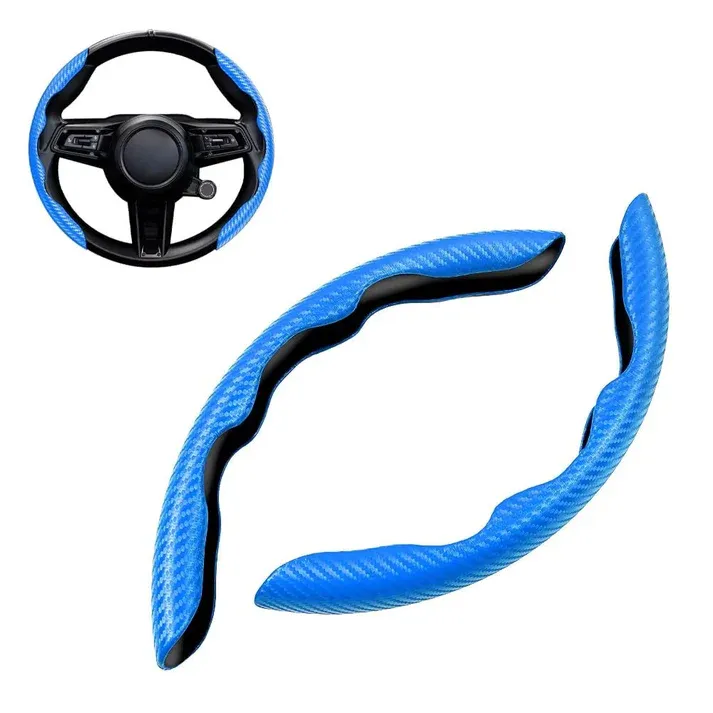 💯1 Pair Universal Anti-Slip Car Steering Wheel Cover👇