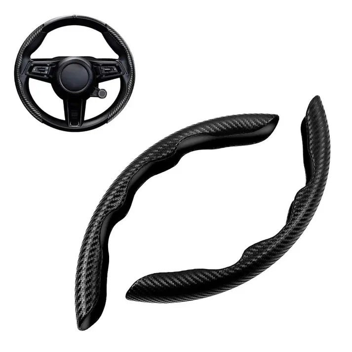 💯1 Pair Universal Anti-Slip Car Steering Wheel Cover👇
