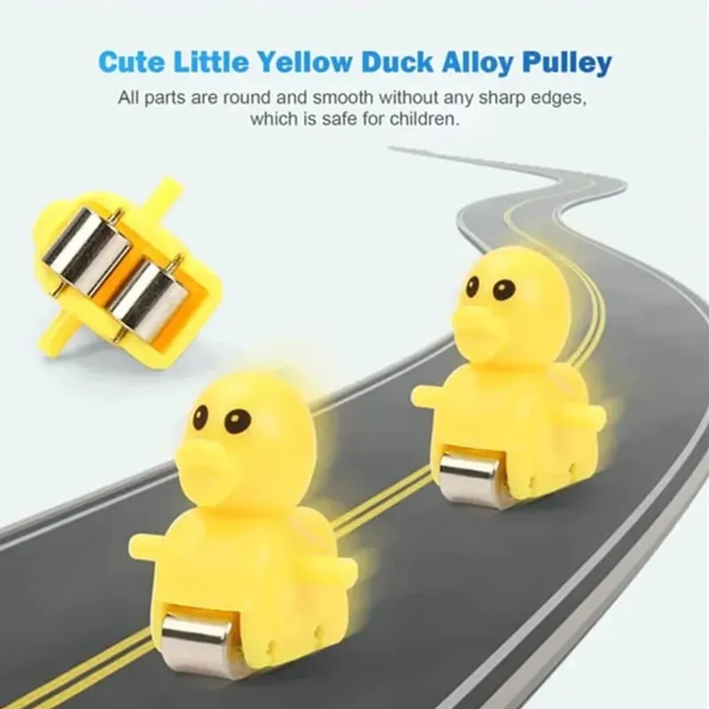 💫😍Electric Duck Slide Track With Lights And Music✨🚀