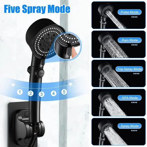 Multifunctional high pressure shower head