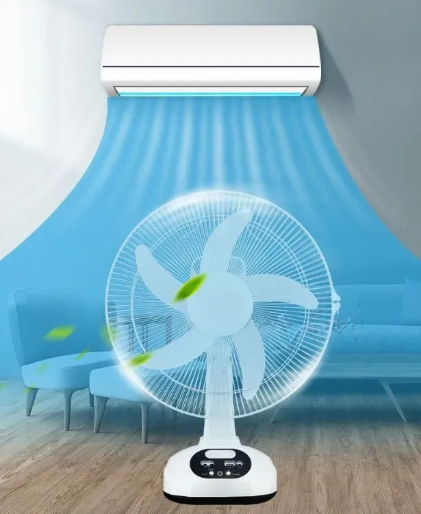 Solar rechargeable three-dimensional fan light👇