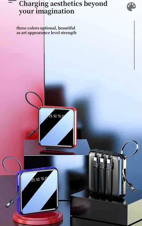 Portable smart digital display power bank 20000 mAh