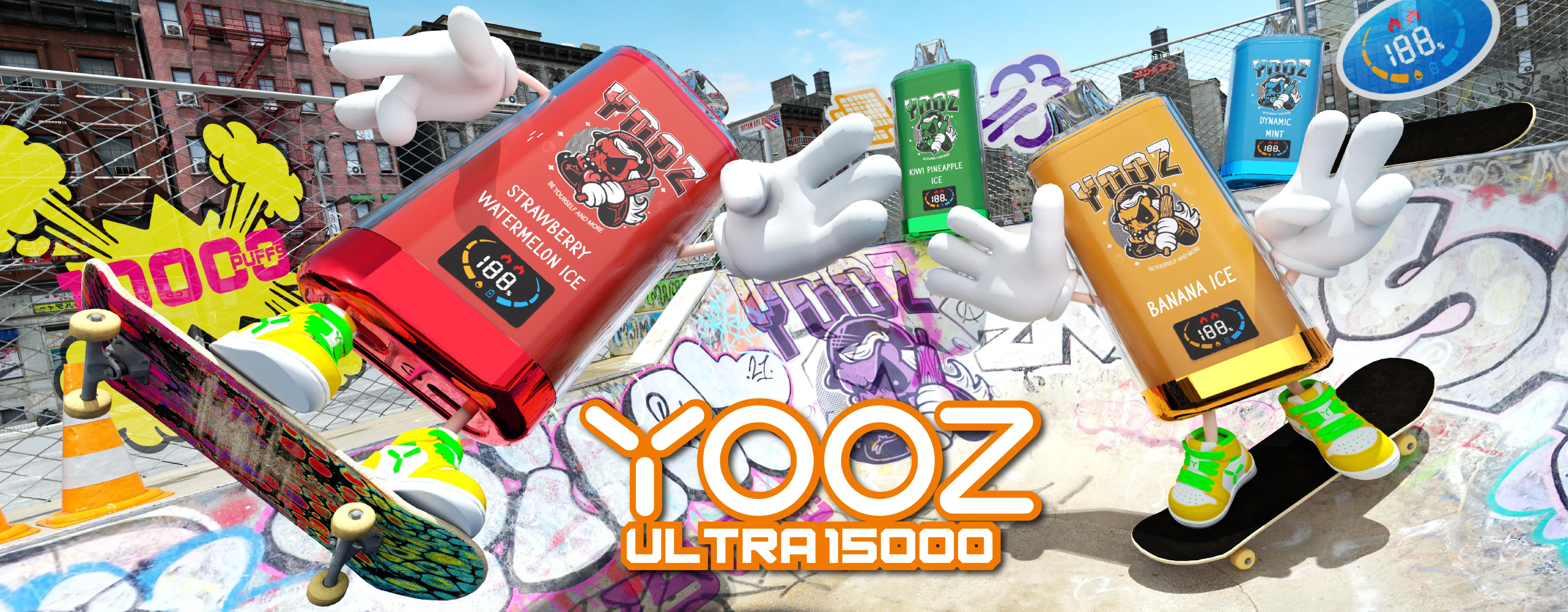 KIWI PINEAPPLE ICE—YOOZ ULTRA