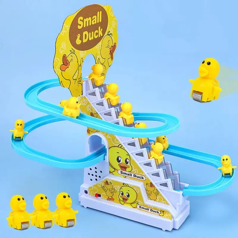 💫😍Electric Duck Slide Track With Lights And Music✨🚀