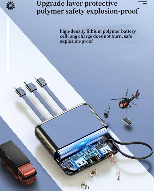 Portable smart digital display power bank 20000 mAh