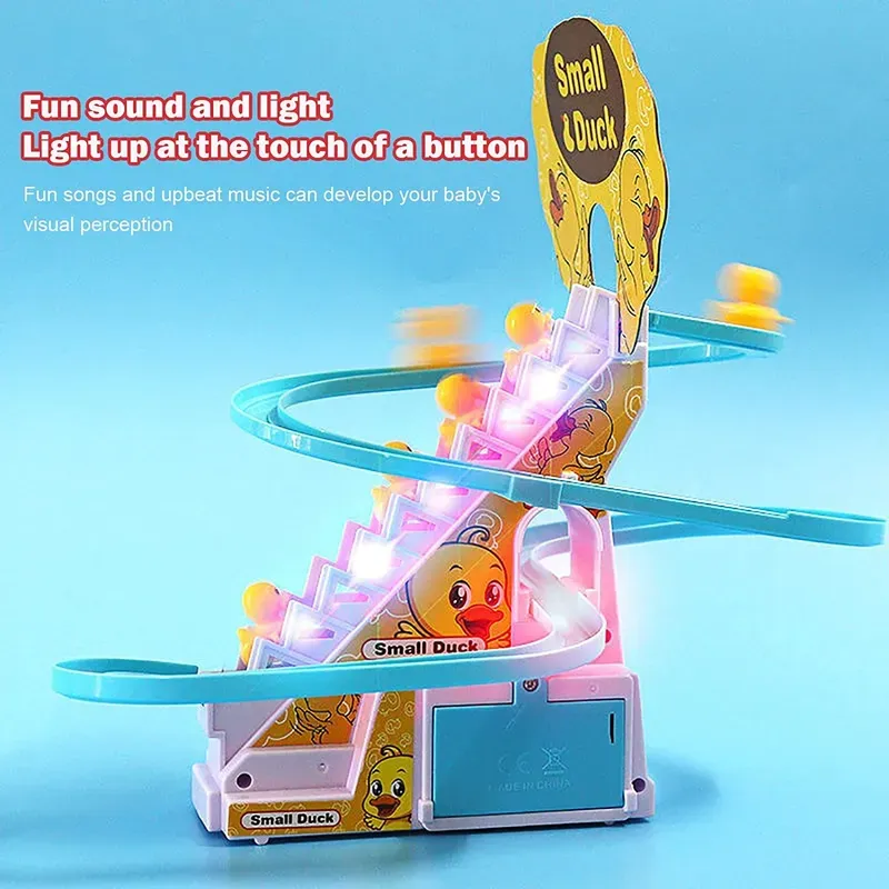 💫😍Electric Duck Slide Track With Lights And Music✨🚀