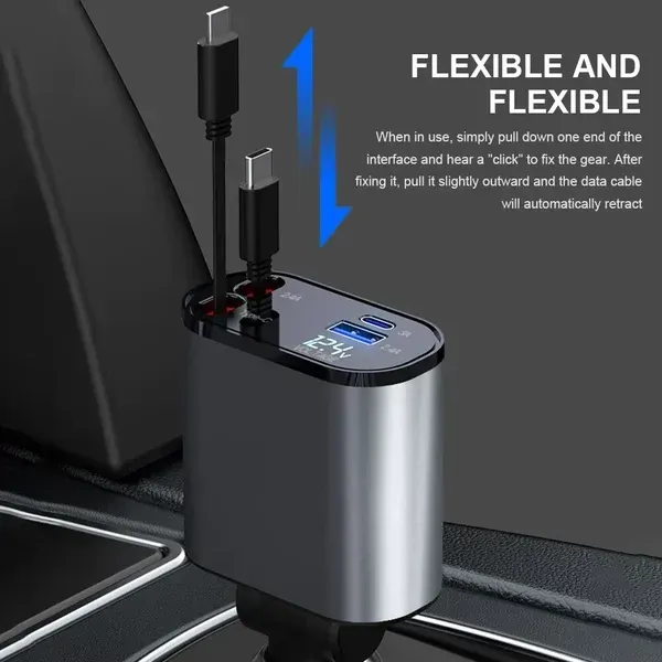 Retractable Car Charger🚀Limited time 50% off 🚀