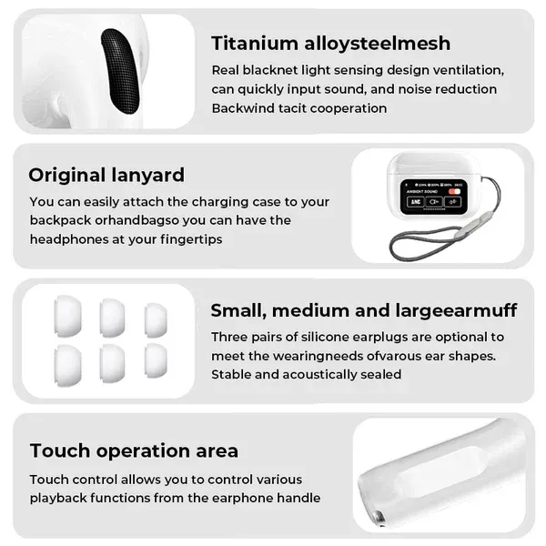 🔊🎧Noise Cancelling Bluetooth Earbuds🚀Cash on Delivery in Dar Es Salaam👇