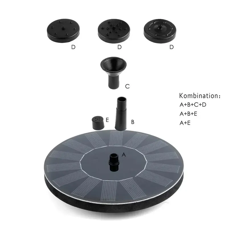 🔥💯Solar-Powered Bird Fountain Kit👇