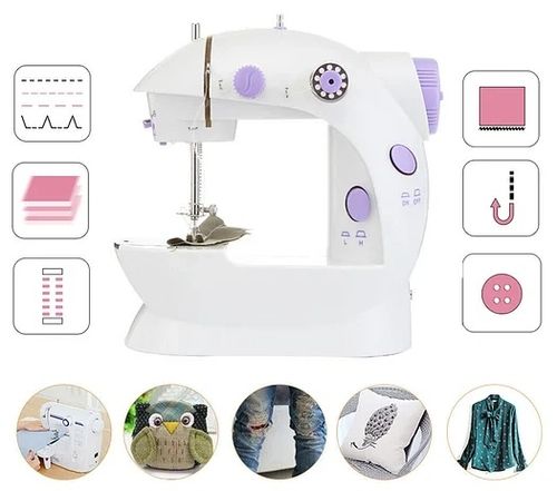 🔥💯🏹 Household Small Mini Sewing Machine Household Mini Electric Desktop Multi-Function Automatic Sewing Machine.💫😎👉