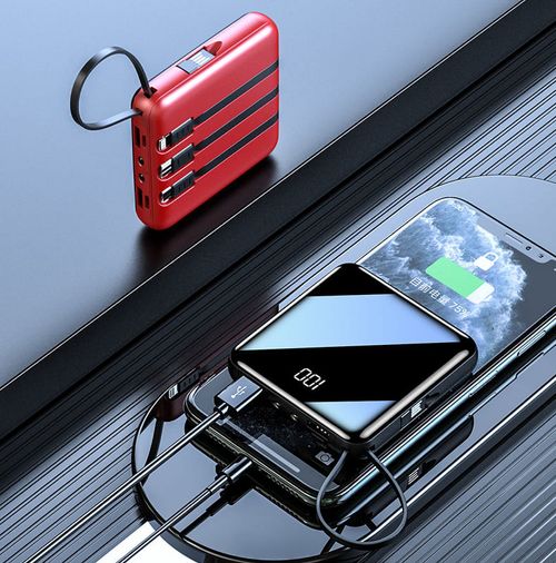 Portable smart digital display power bank 20000 mAh