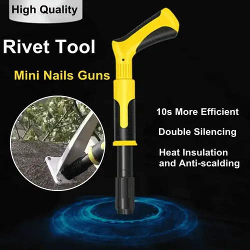 🔥💯Cement wall nails wall fastening steel nail gun concrete nail gun mini portable steel nail gun + 100 disc nails💫🎉👇