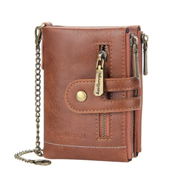 Men's Vintage Bifold Wallet with Chain ✨🚀50% time limit🚀