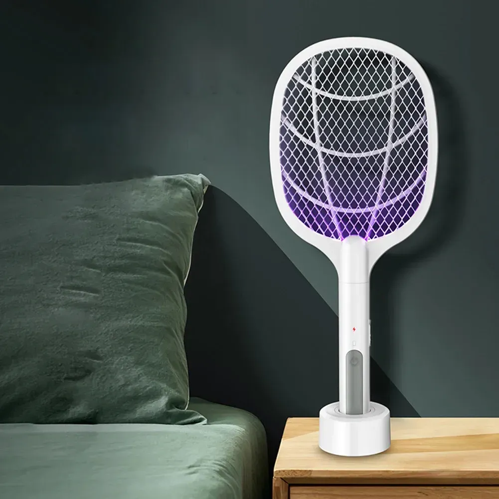 2-in-1 Electric Swatter & Night Mosquito Killing Lamp