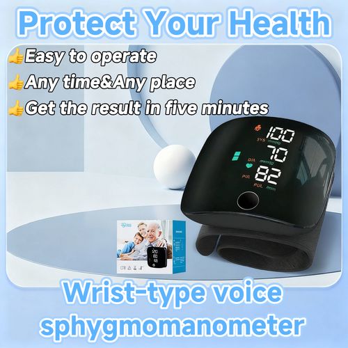 Wrist-type Voice Sphygmomanometer