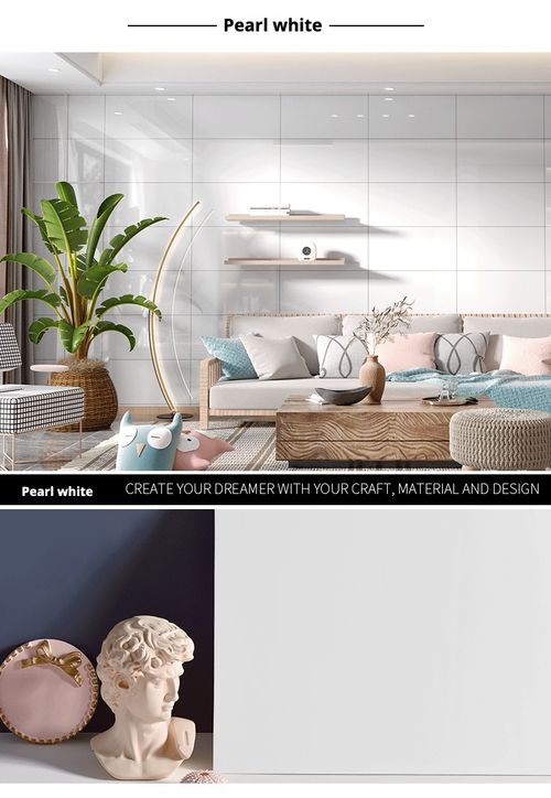 Adesivo de parede autoadesivo de azulejo mármore branco (40cm×80cm, 20 peças)