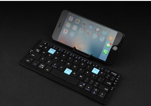Mini Folding Bt Wireless Charging Stand Teclado   Android Ios PC universal