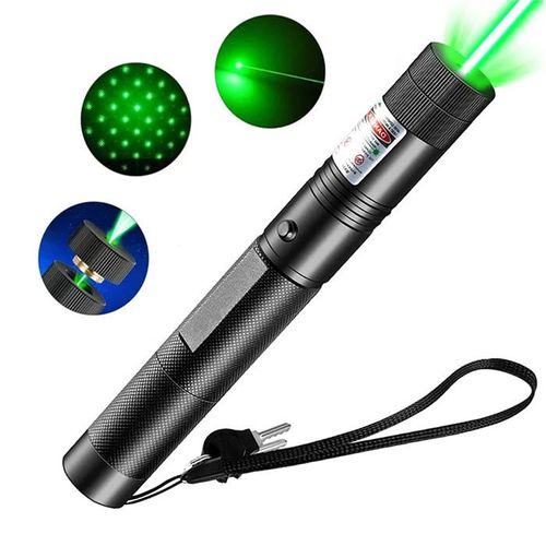 Lasers estrelados ao ar livre, lanternas, ponteiros laser