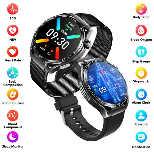 Smart watch for heart rate, blood pressure monitoring and exercise detection