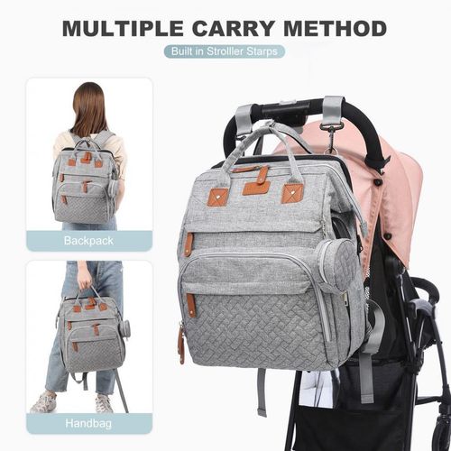Bolsa de bebé portátil dobrável multifuncional à prova de água para maternidade
