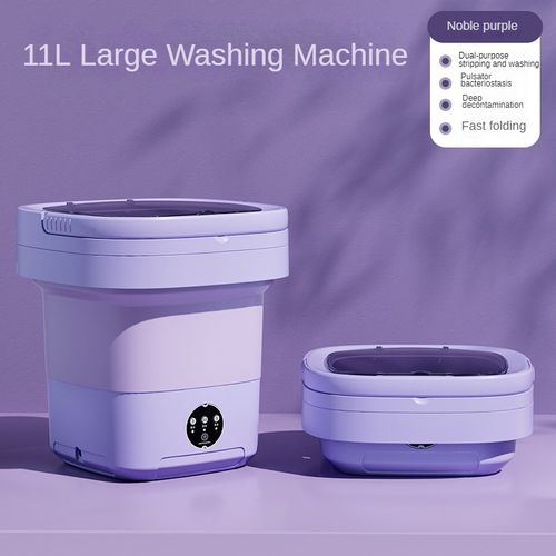 11L Mini Máquina de Lavar Roupa Dobrável Pequena Máquina de Lavar Roupa Interior Automática de Bebê Portátil Luz Azul Máquina de Lavar Antibacteriana