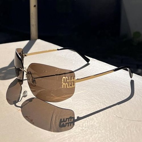 Luxury Square Women's Sunglasses 2025 Steampunk Women's Sunglasses