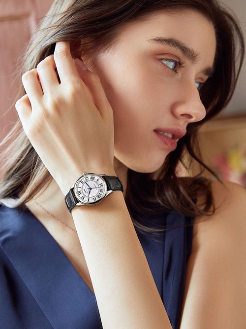 Rocks 665 Couple's Quartz Watch Romantic Dial Sapphire Scratch-Resistant Glass Witness Love Time Steel Strip quartz watcheel Stri