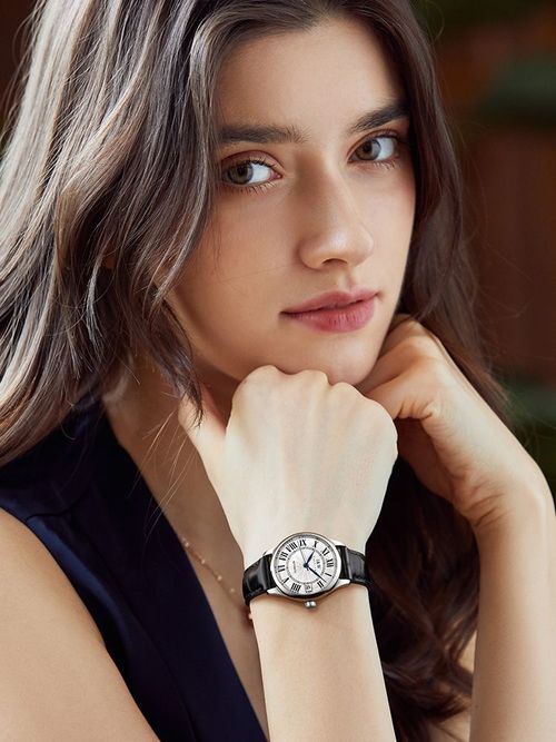 Rocks 665 Couple's Quartz Watch Romantic Dial Sapphire Scratch-Resistant Glass Witness Love Time Steel Strip quartz watcheel Stri