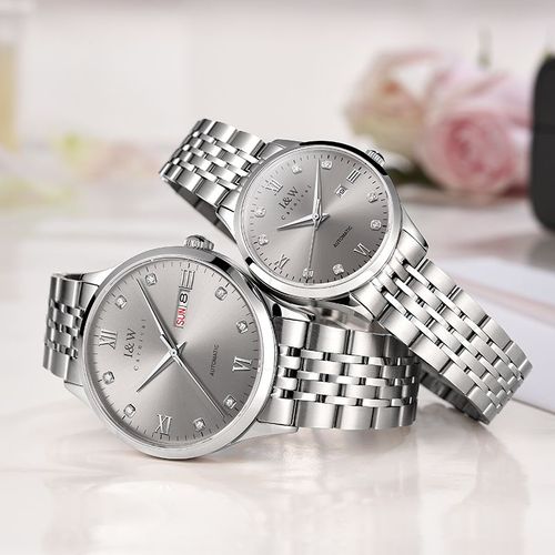 I&W512G Swiss Fashion Light Luxury Couple Watch Stainless Steel Case Sapphire Crystal Miyota 8205 Seiko NH36 Movement Luminous Non-luminous Optional