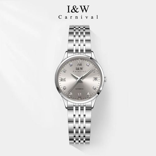 I&W512G Swiss Fashion Light Luxury Couple Watch Stainless Steel Case Sapphire Crystal Miyota 8205 Seiko NH36 Movement Luminous Non-luminous Optional