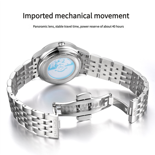 PSQ-I&W512G Swiss Fashion Light Luxury Watch Stainless Steel Case Sapphire Crystal Miyota 8205 Seiko NH36 Movement Luminous Non-luminous Optional