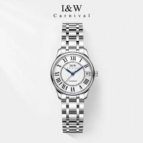 ​IW Men's Watch Miyota Automatic Movement, Stainless Steel Case, Water Resistance, Solid Stainless Steel Leather Strap, Diver Functions  Daytime Illumination